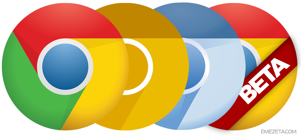 Versiones de Google Chrome