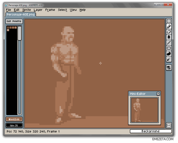 Programas para hacer pixel art: Aseprite