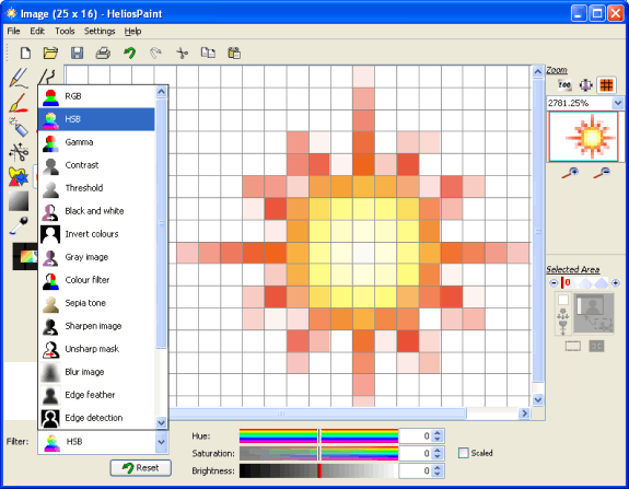 Editores gráficos gratis: Helios Paint