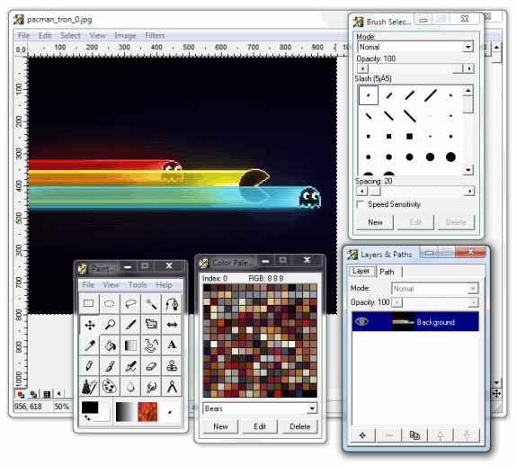 Editores gráficos gratis: PaintStar