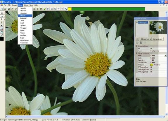 Editores gráficos gratis: Photobie