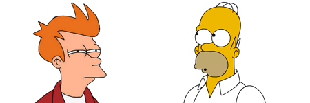 excusas fry homer simpson