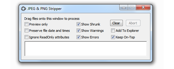 JPEG and PNG Stripper: Reduce el tamaño de ficheros PNG y JPEG, eliminando metadatos