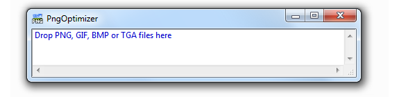 PNGOptimizer: Aplicación para optimizar imágenes PNG con drag and drop.