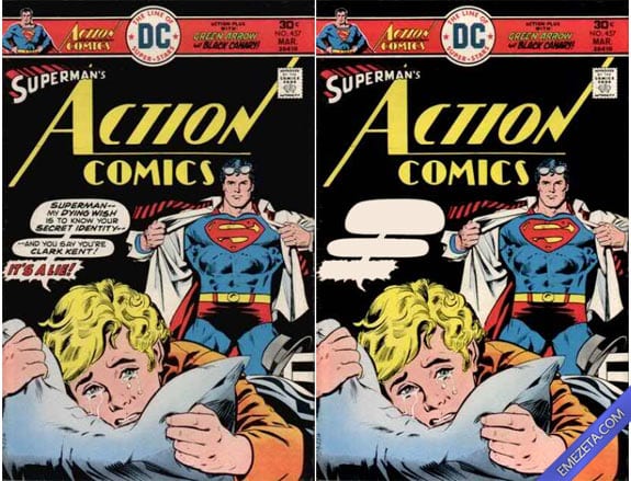 Libros con malinterpretaciones involuntarias: La gran portada de Superman (comic)