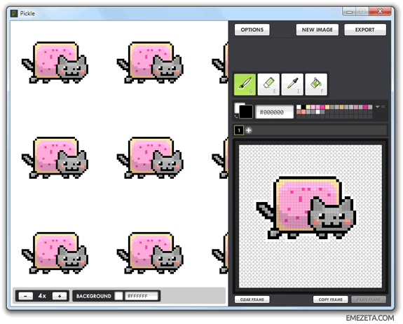 Programas para hacer pixel art: Pickle