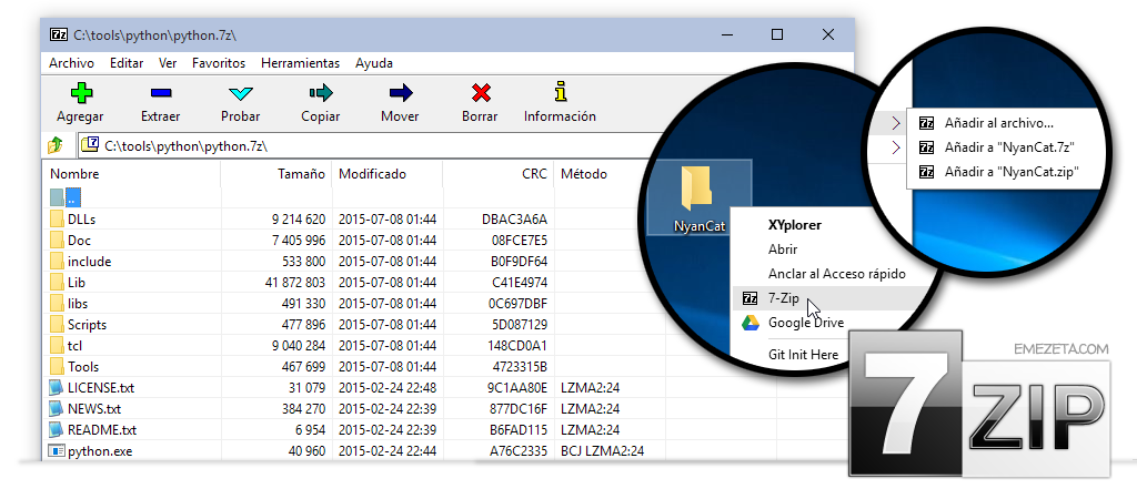 Easy 7-Zip, un 7-Zip más cómodo