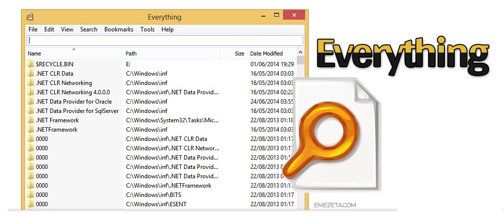 Everything, potente programa de búsqueda para Windows