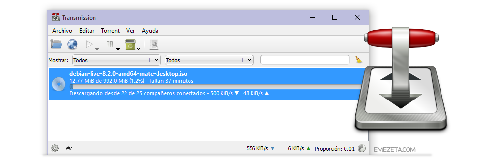 Transmission, un cliente multiplataforma de BitTorrent simple y rápido