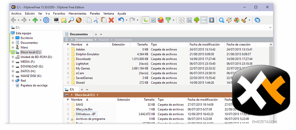 XYplorer Free, un explorador de archivos alternativo al que no le falta de nada