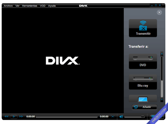 Reproductores de vídeo gratuitos: Divx Player