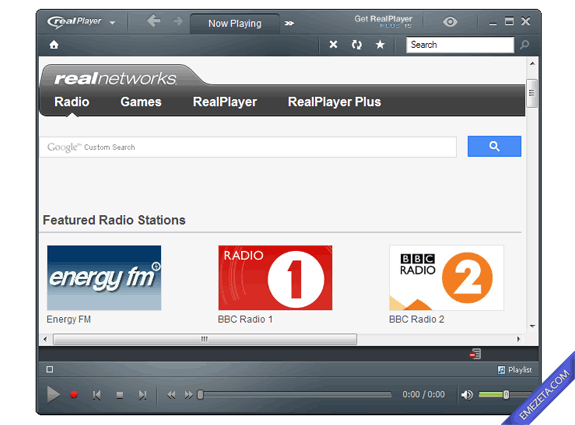 Reproductores de vídeo gratuitos: Real player