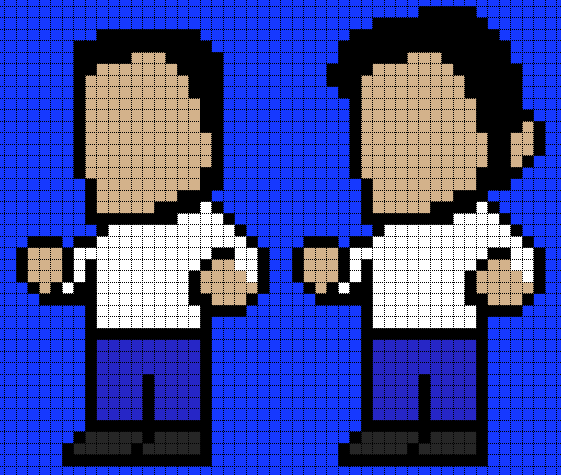 cabello pelo retro 8 bits dibujar personas dibujarnos estilo pixelado pixel