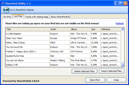 sharepod utility ipod itunes