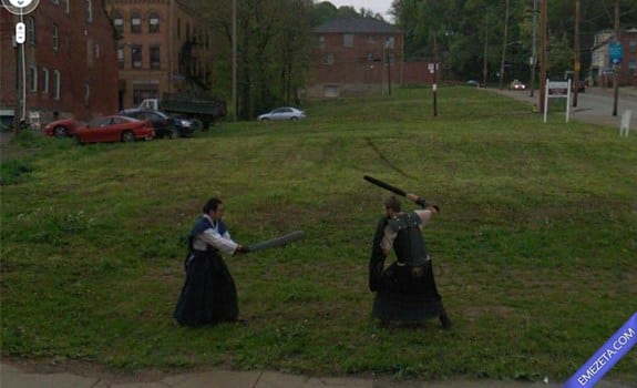 Google Street View: Epic battle