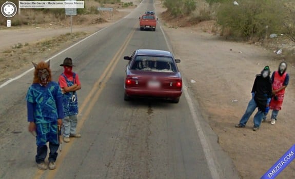 Google Street View: Mexico horror party