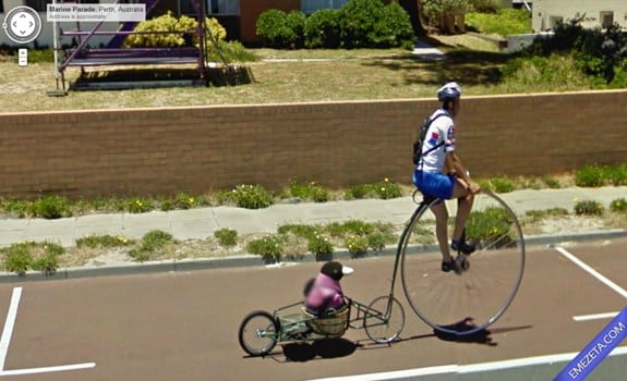 Google Street View: Momento surrealista