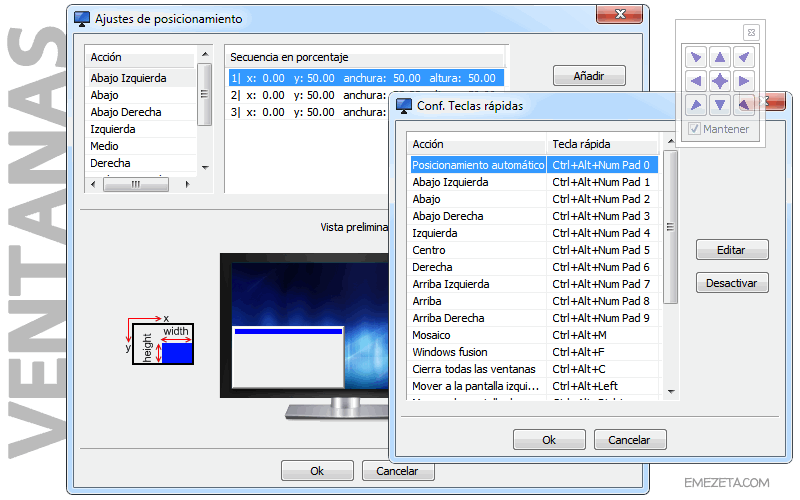 Redimensionar ventanas: WinSplit Revolution